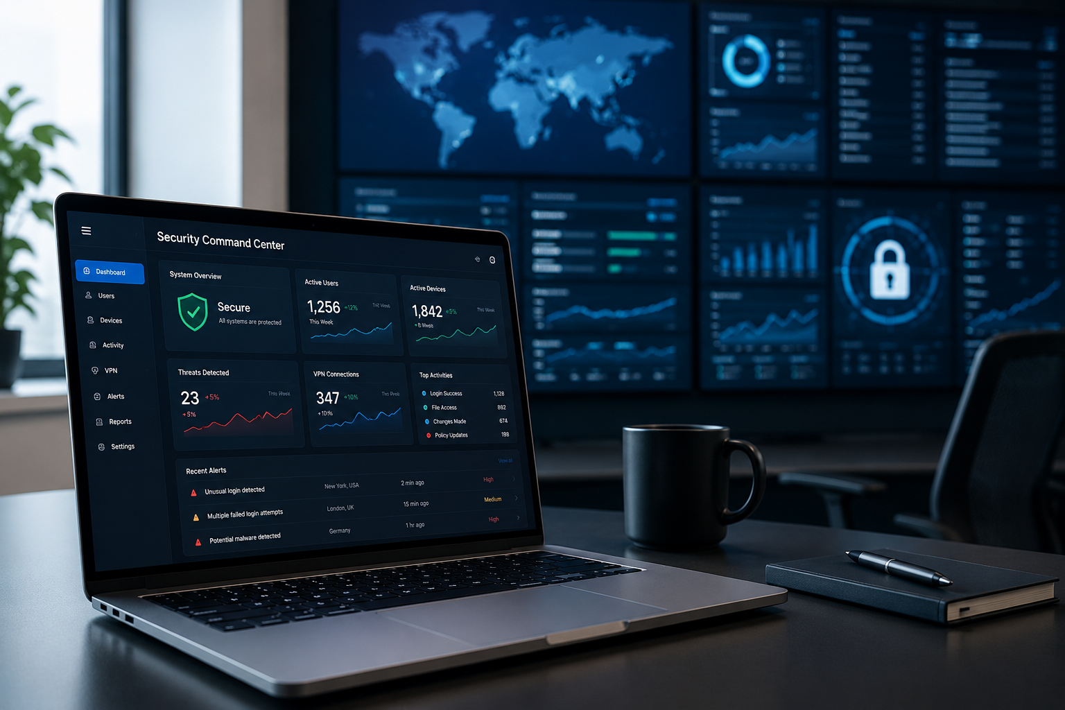 AI Command & Control Center screenshot